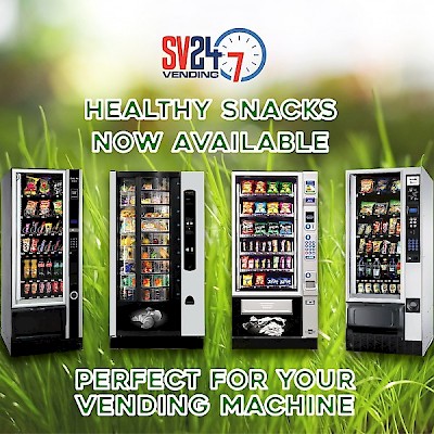 Healthy Vending Options Available with SV24-7Vending
