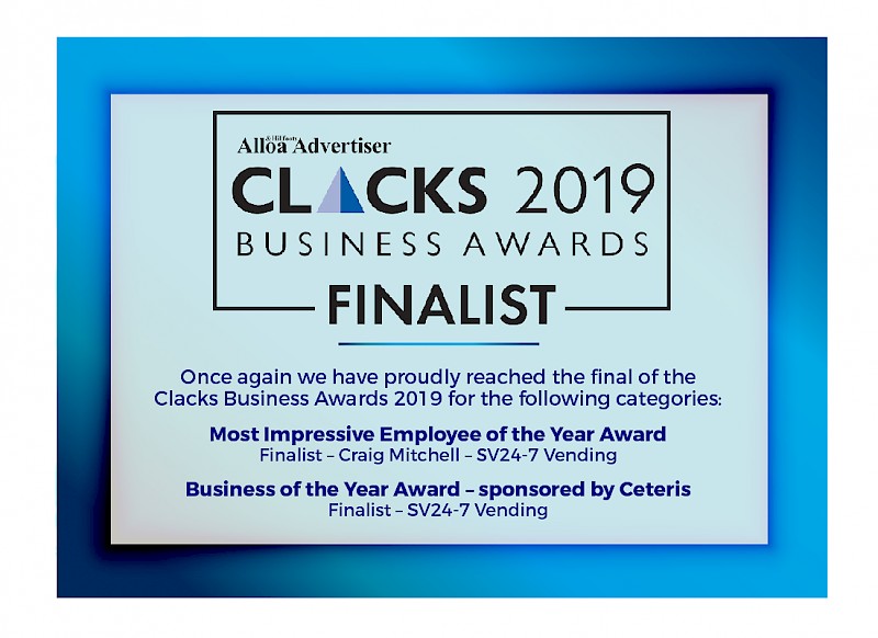 Clacks Business Awards 2019 - FINALIST