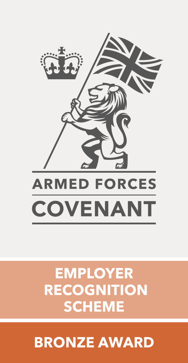 Bronze Award from the Ministry of Defence Employer Recognition Scheme (ERS)